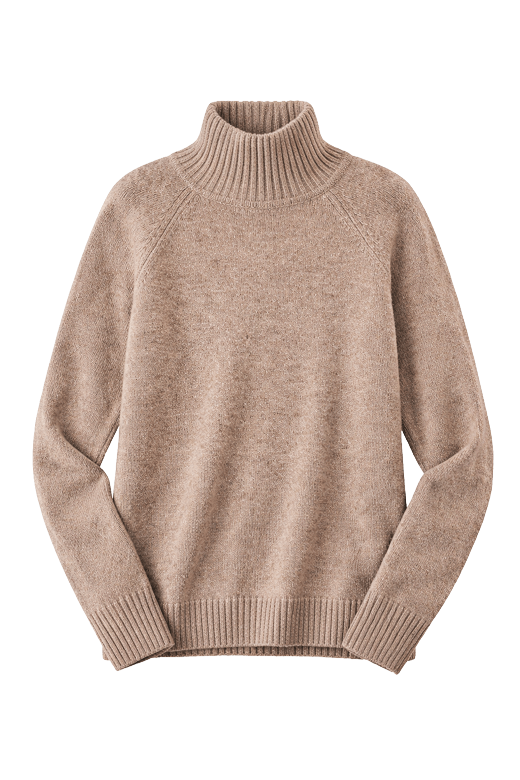 Cashmere Mock Neck Sweater