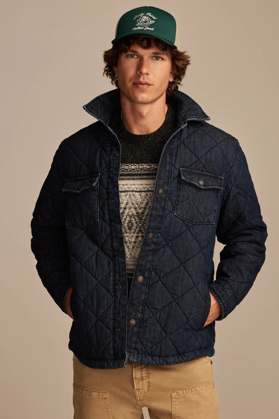 COLE HAUSER FALL LEGEND QUILTED SHIRT JACKET, image 1