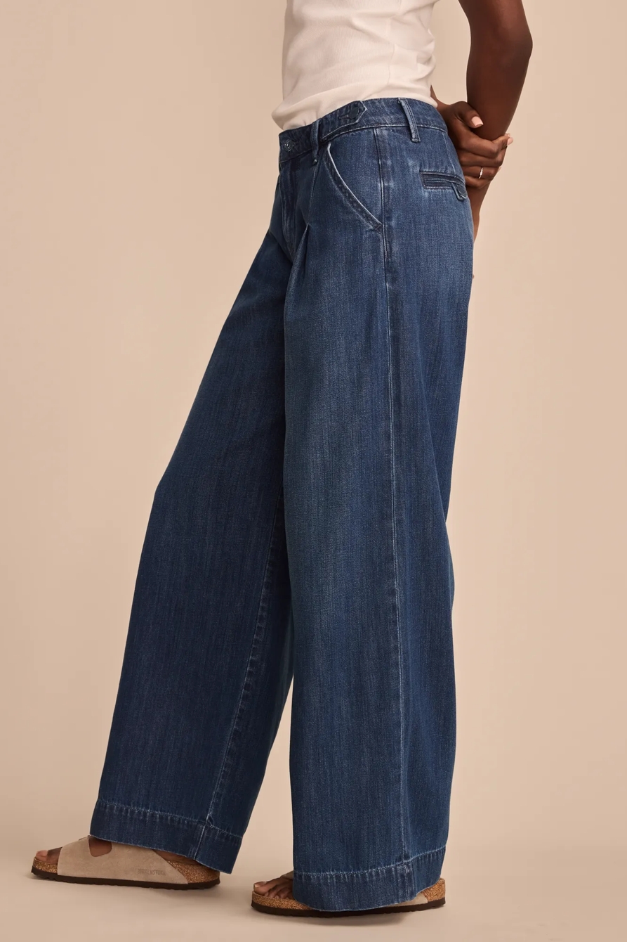 WIDE LEG PLEATED PALAZZO TROUSER, image 5
