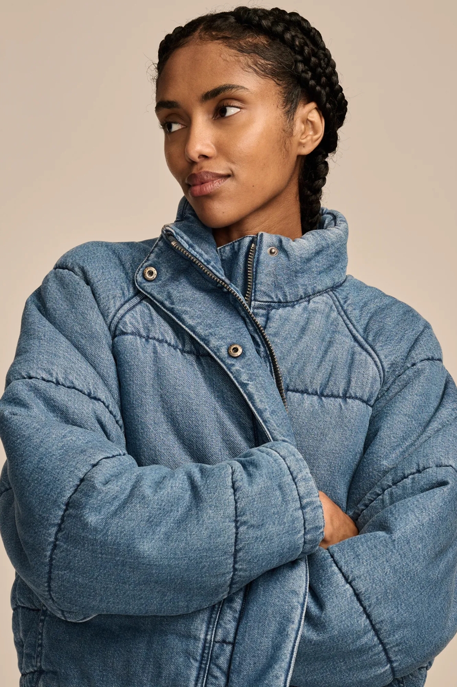 DENIM PUFFER JACKET, image 3