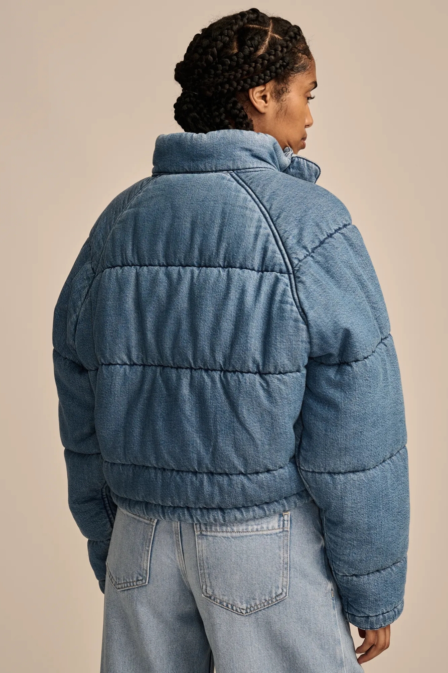 DENIM PUFFER JACKET, image 5