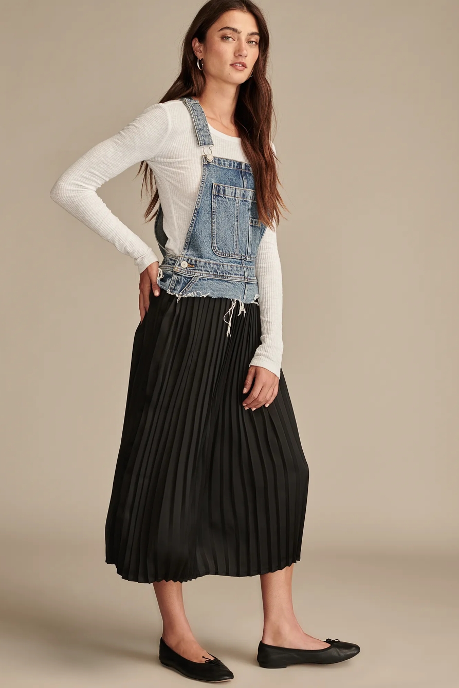LUCKY LEGEND DENIM OVERALL BIB DRESS, image 3