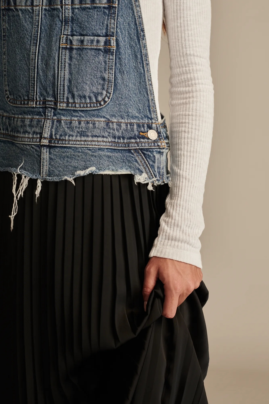 LUCKY LEGEND DENIM OVERALL BIB DRESS, image 5