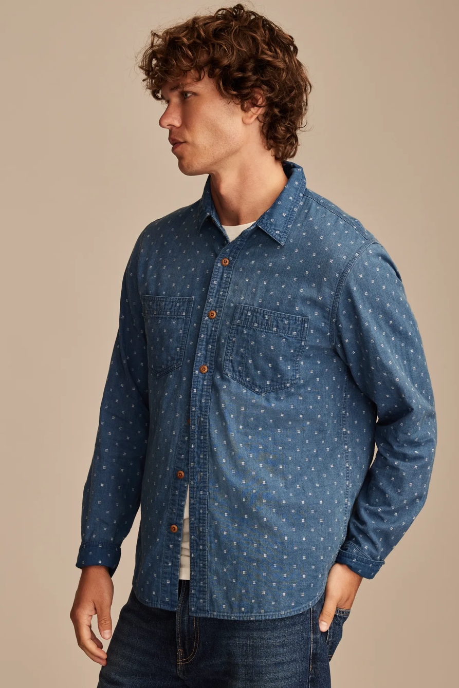 DOUBLE WEAVE LONG SLEEVE UTILITY SHIRT, image 4