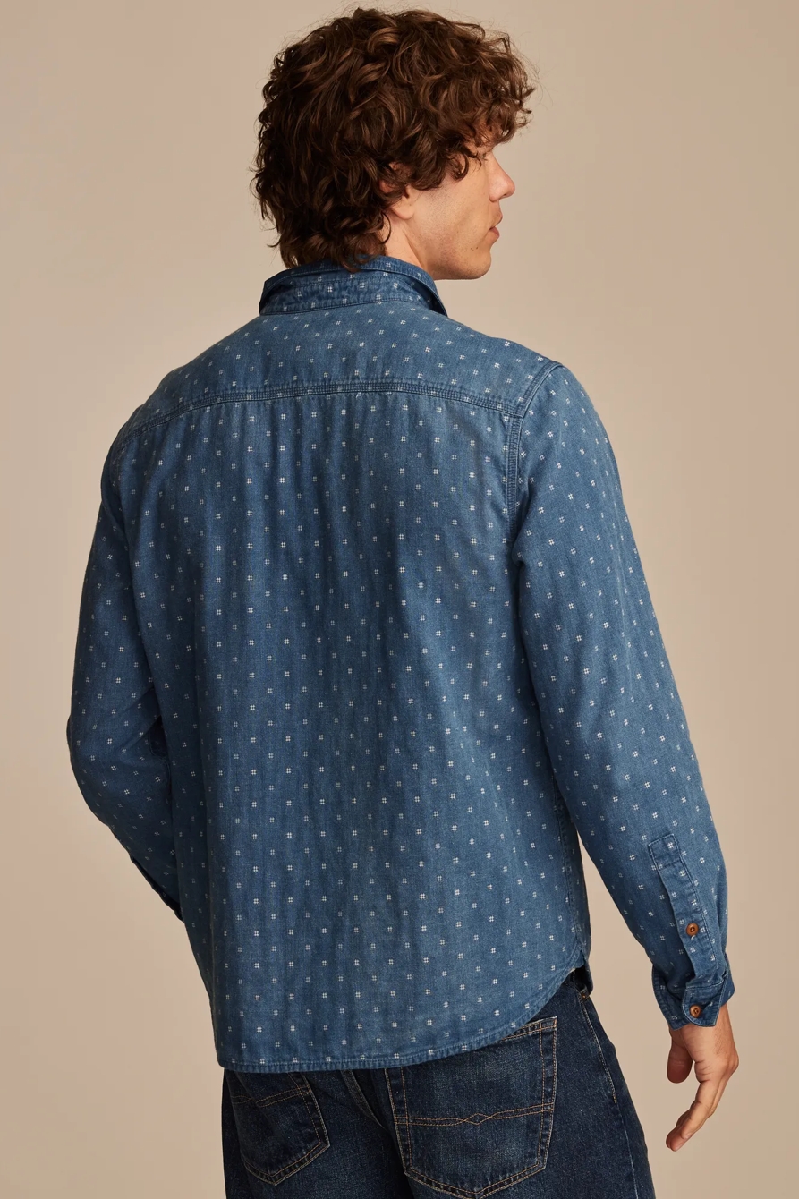 DOUBLE WEAVE LONG SLEEVE UTILITY SHIRT, image 5