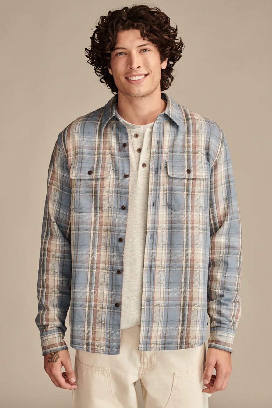 VINTAGE DOBBY TWILL  HUMBOLDT LONG SLEEVE  UTILITY SHIR, image 1