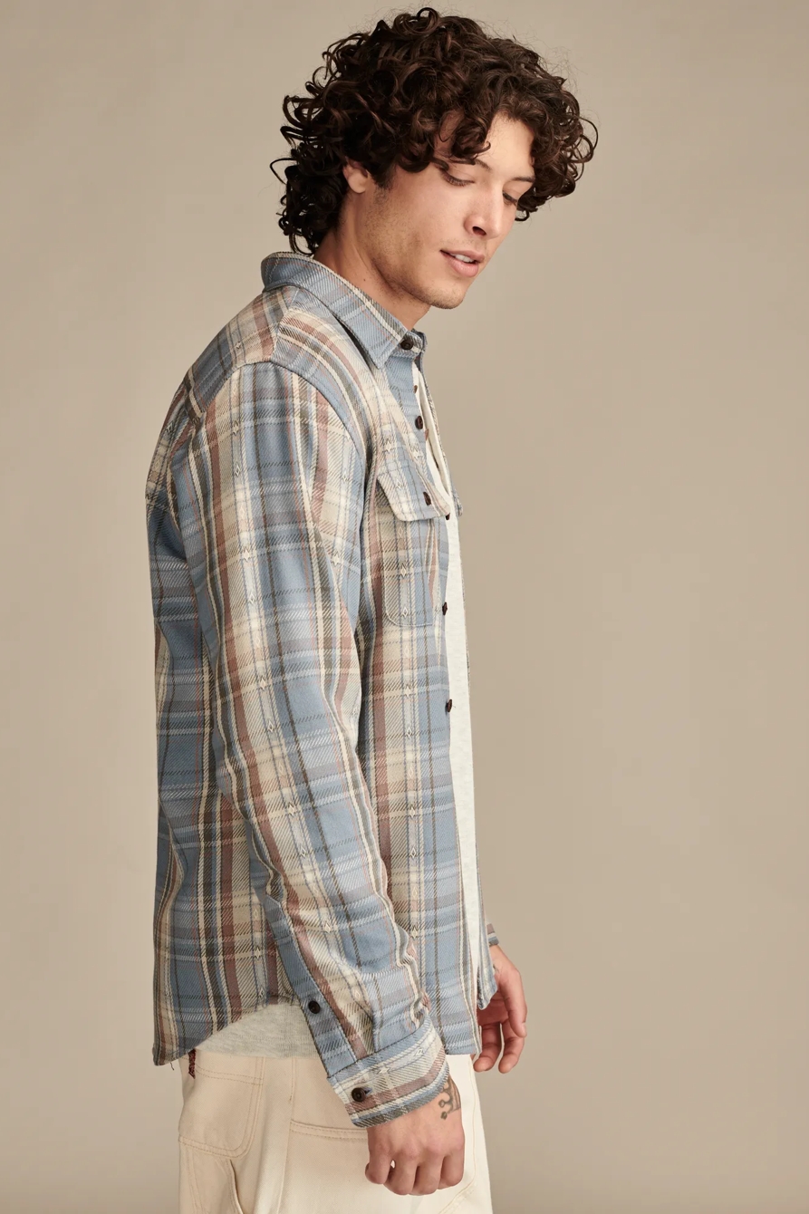 VINTAGE DOBBY TWILL  HUMBOLDT LONG SLEEVE  UTILITY SHIR, image 4