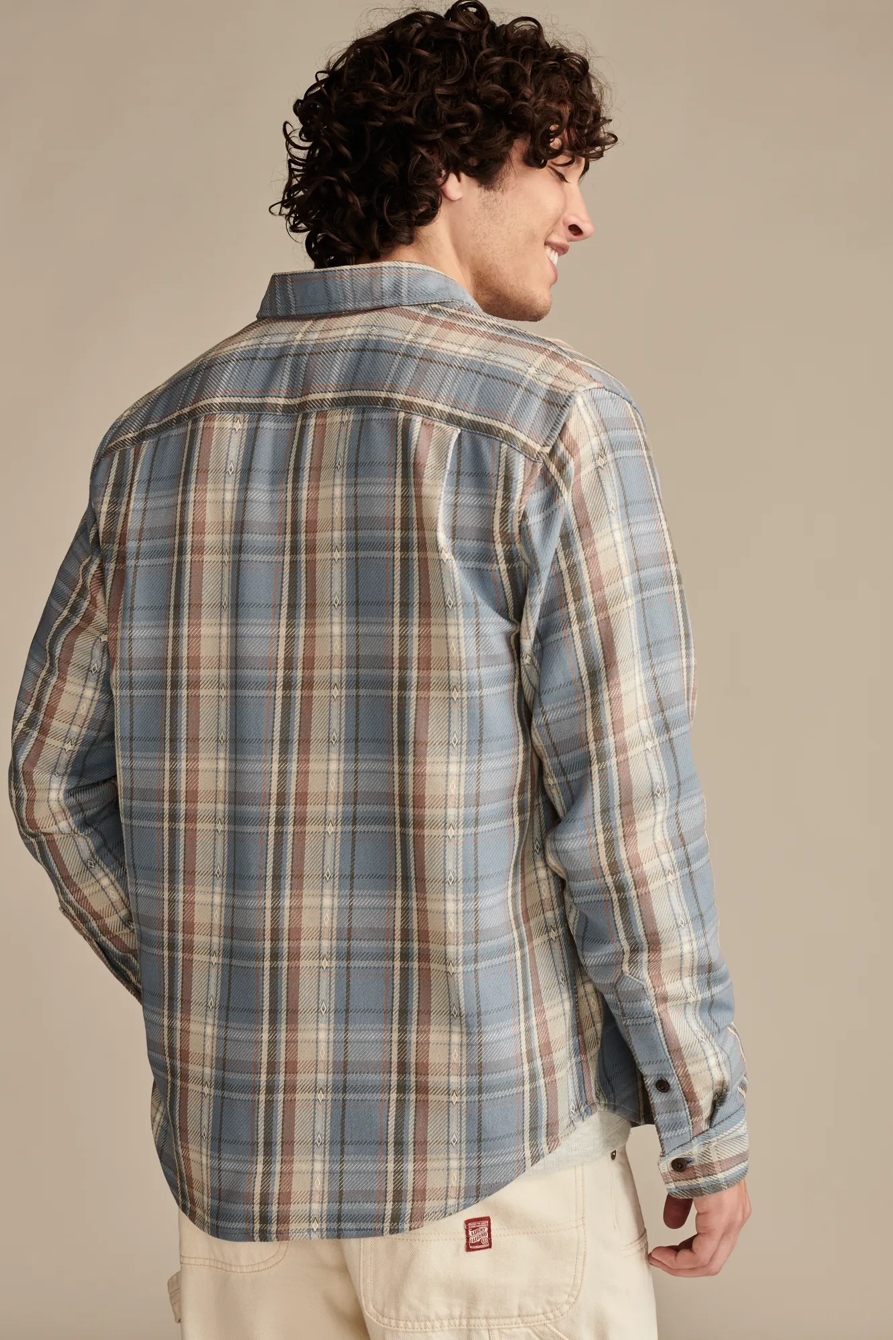 VINTAGE DOBBY TWILL  HUMBOLDT LONG SLEEVE  UTILITY SHIR, image 5