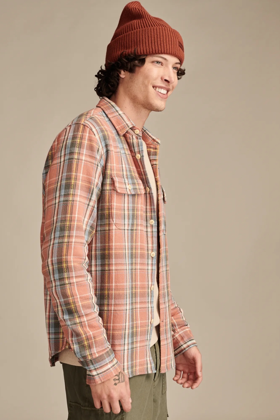 VINTAGE DOBBY TWILL  HUMBOLDT LONG SLEEVE  UTILITY SHIR, image 3