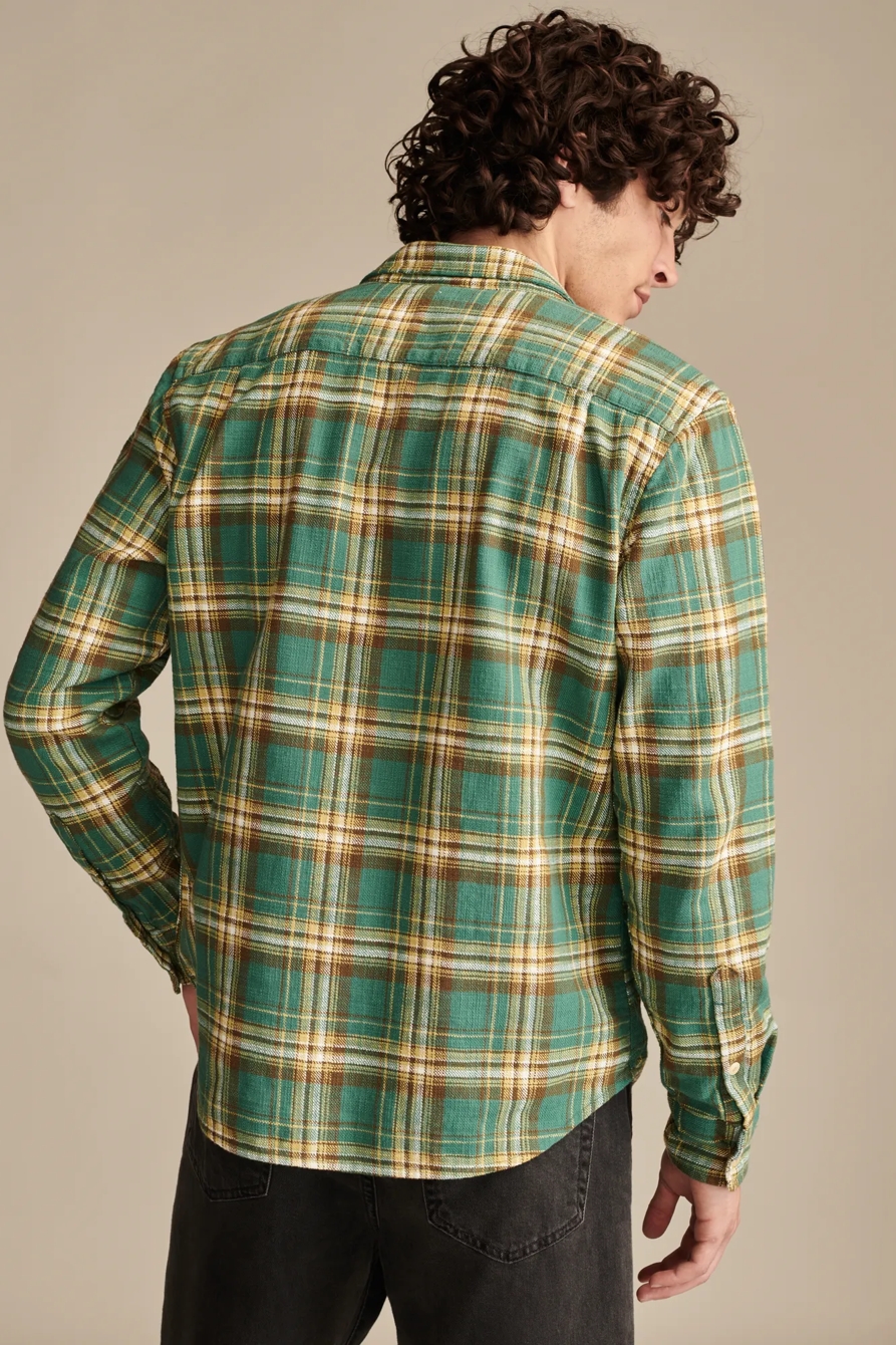 BIG SLUB TWILL PLAID LONG SLEEVE UTILITY SHIRT, image 5