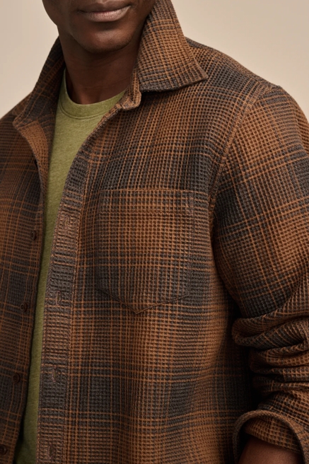 WAFFLE LONG SLEEVE UTILITY SHIRT, image 2