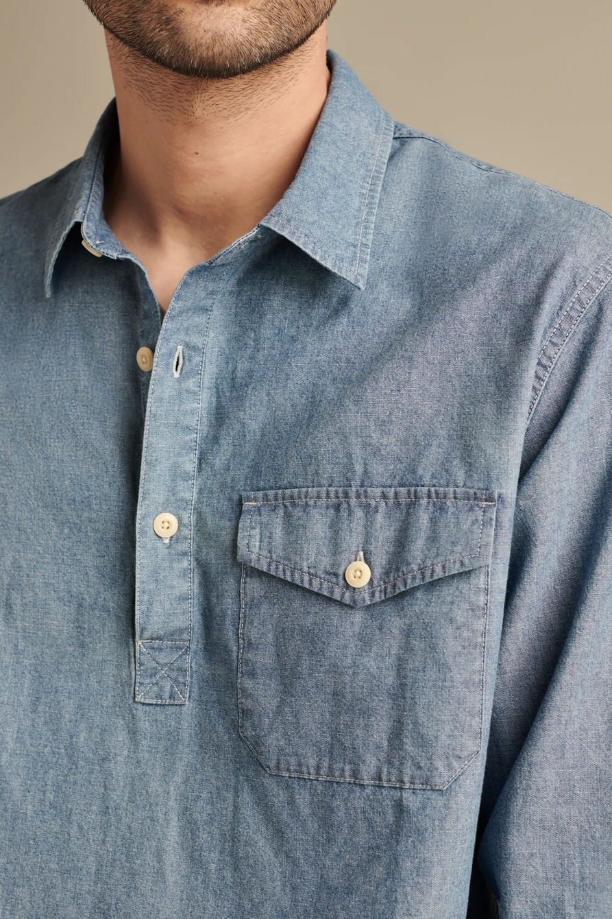 POP-OVER CHAMBRAY SHIRT, image 2