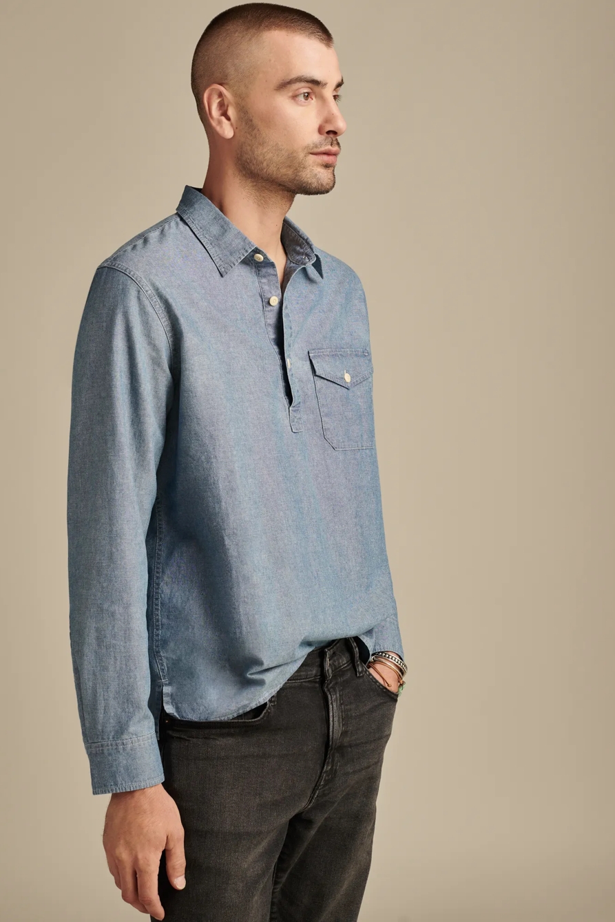 POP-OVER CHAMBRAY SHIRT, image 3