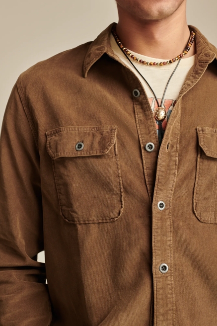 COLE HAUSER CORDUROY UTILITY SHIRT, image 3