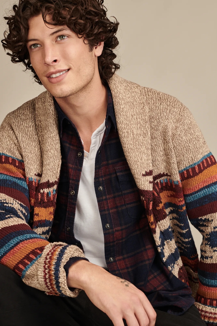 PLAID CORDUROY WESTERN SHIRT, image 5