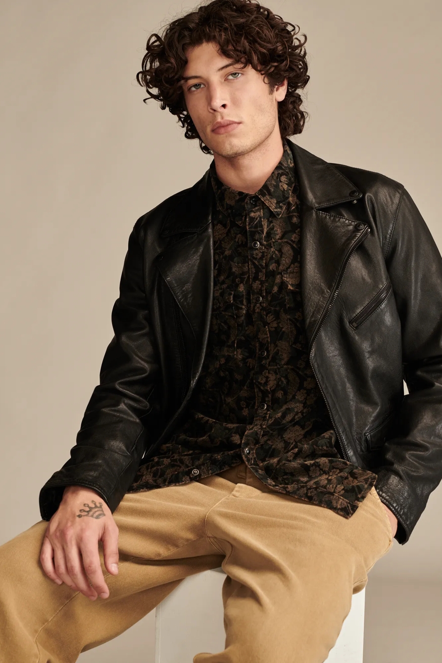 PRINTED WESTERN CORDUROY  LONG SLEEVE UTILITY SHIRT, image 2