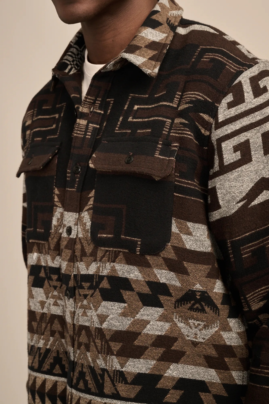 JACQUARD HUMBOLDT LONG SLEEVE OVERSHIRT, image 4
