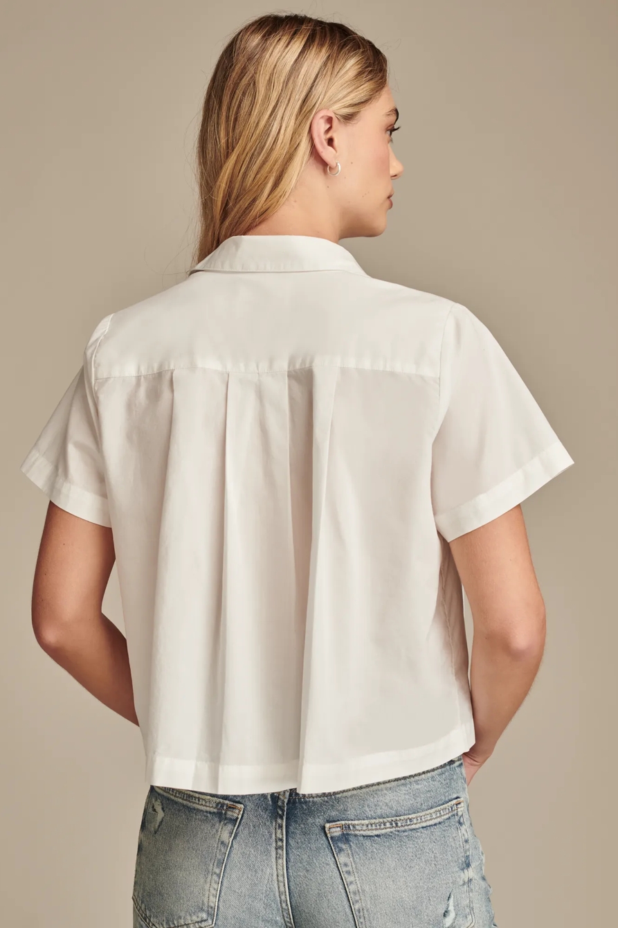 PLEATED BUTTON-DOWN SHIRT, image 4