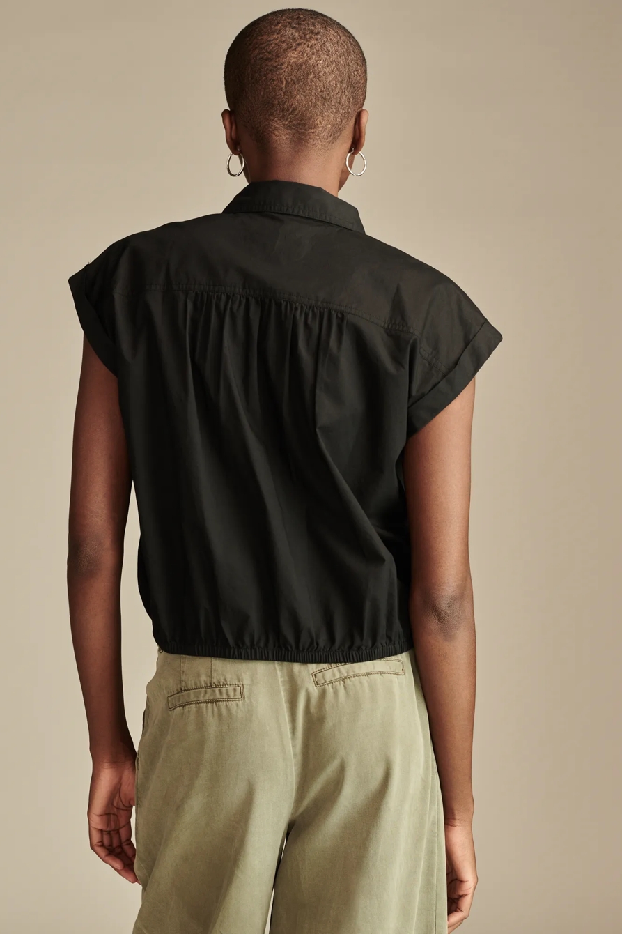 Dolman Sleeve Button-Down Shirt, image 5