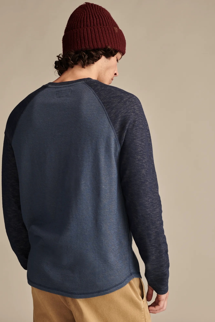 DOUBLE KNIT RAGLAN LONG SLEEVE CREW, image 5