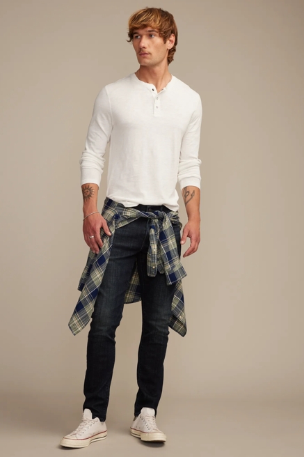 WEEKEND SLUB JERSEY LONG SLEEVE HENLEY, image 2