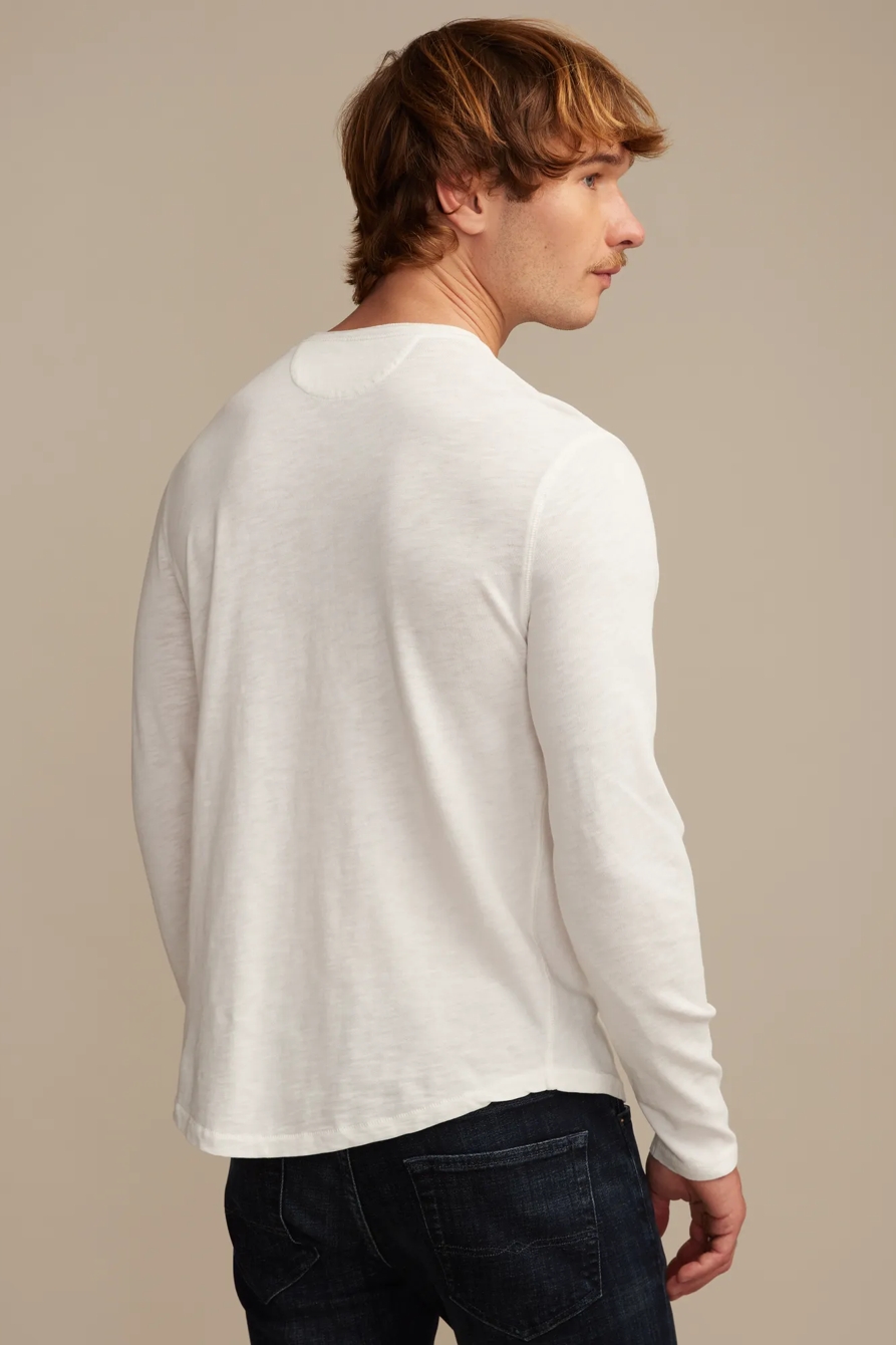 WEEKEND SLUB JERSEY LONG SLEEVE HENLEY, image 3