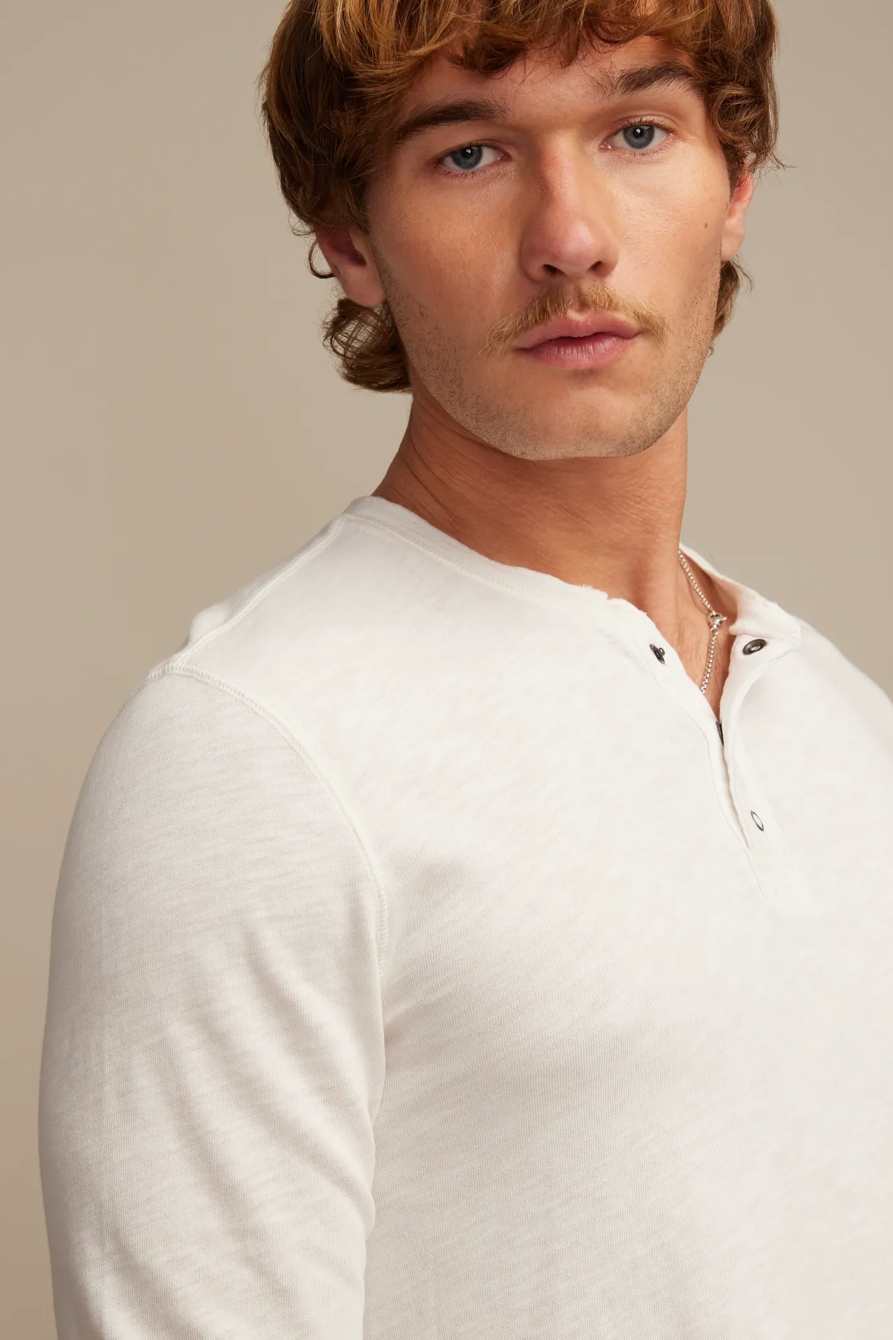 WEEKEND SLUB JERSEY LONG SLEEVE HENLEY, image 5