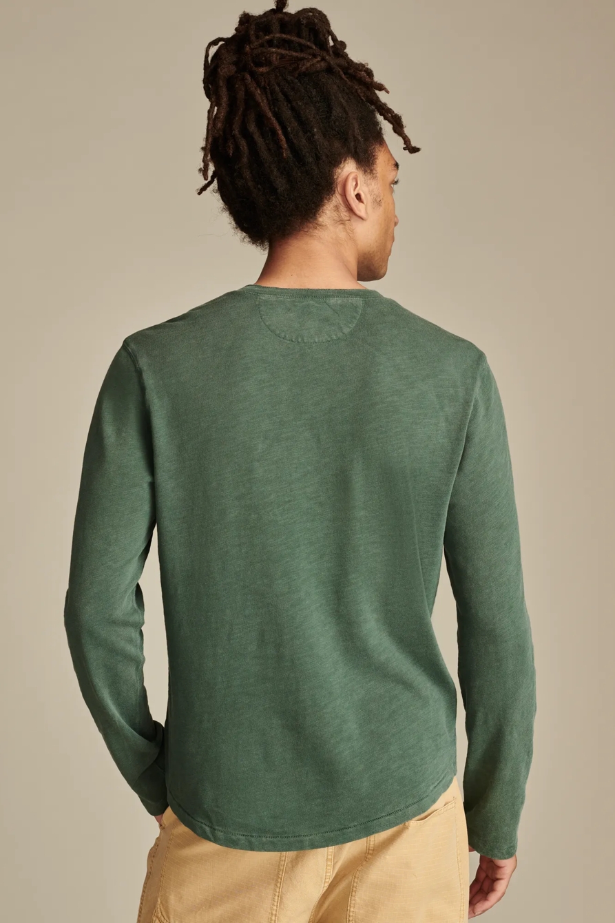 WEEKEND SLUB JERSEY LONG SLEEVE HENLEY, image 4
