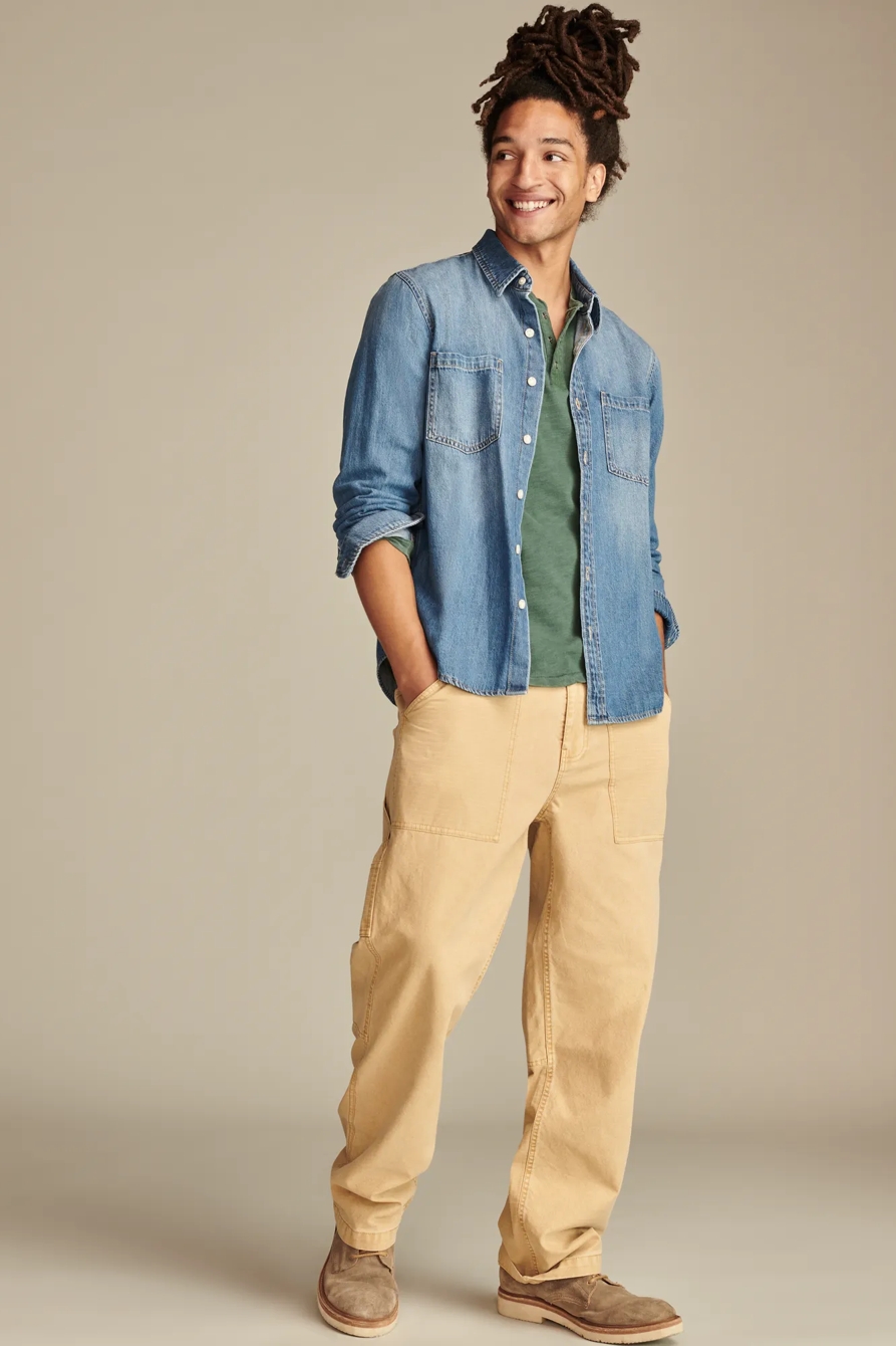 WEEKEND SLUB JERSEY LONG SLEEVE HENLEY, image 5