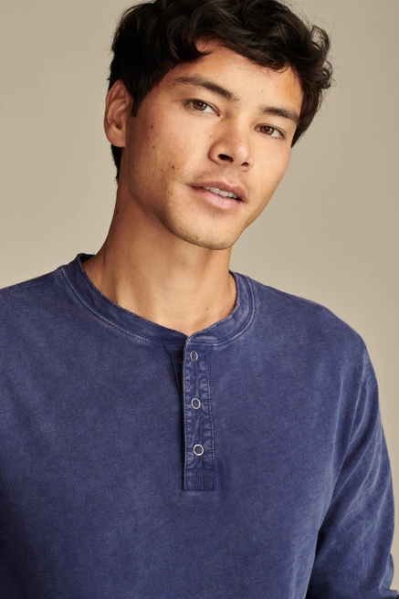 WEEKEND SLUB JERSEY LONG SLEEVE HENLEY, image 2