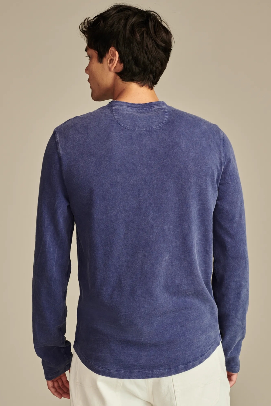 WEEKEND SLUB JERSEY LONG SLEEVE HENLEY, image 4