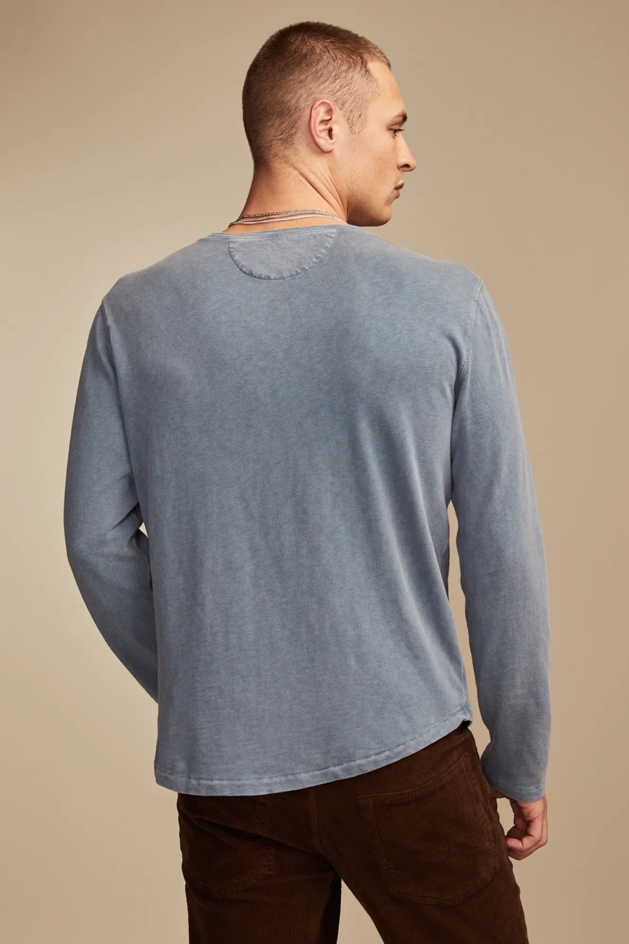 WEEKEND SLUB JERSEY LONG SLEEVE HENLEY, image 5