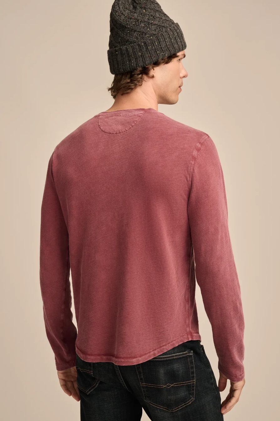 WEEKEND SLUB JERSEY LONG SLEEVE HENLEY, image 4