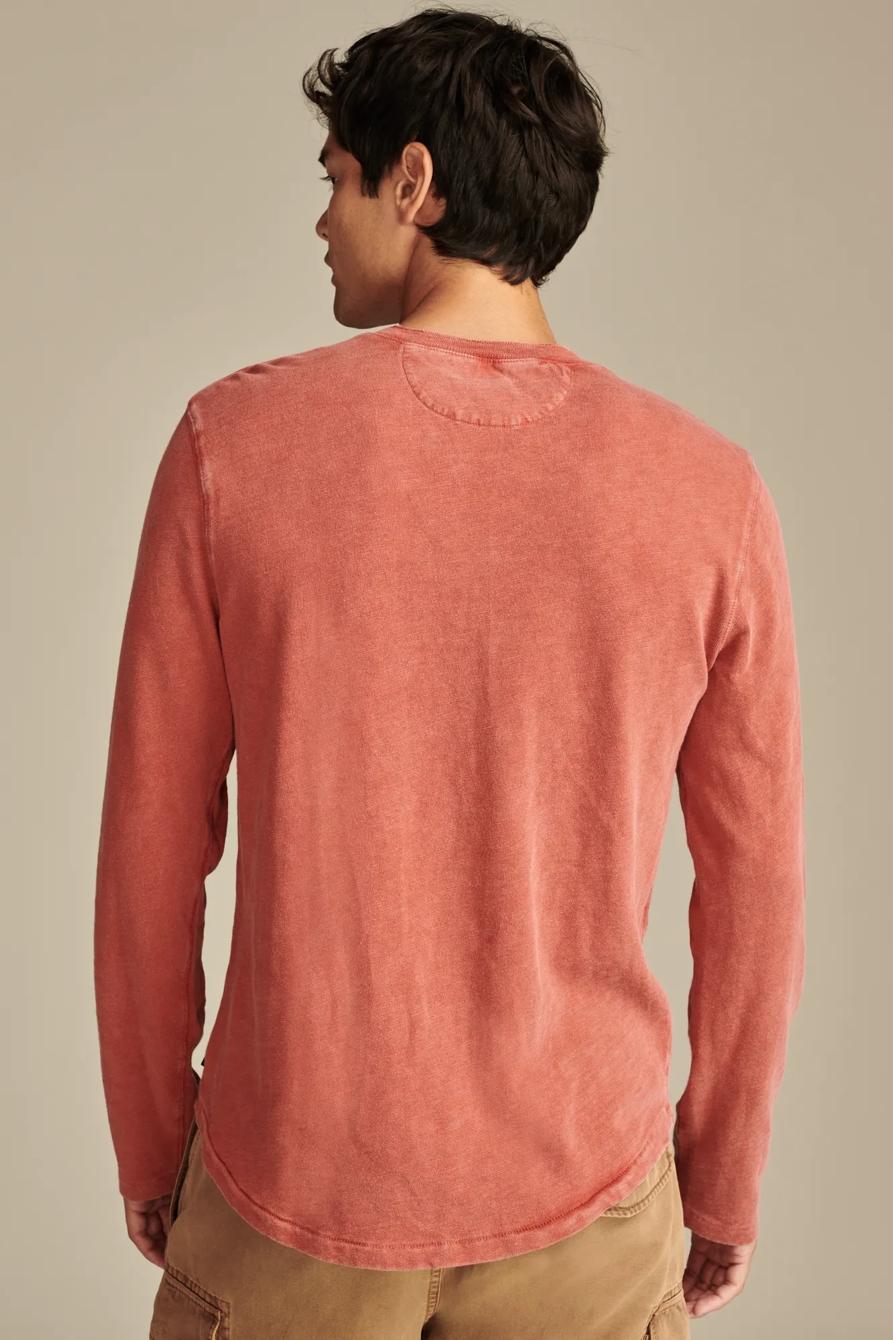 WEEKEND SLUB JERSEY LONG SLEEVE HENLEY, image 4