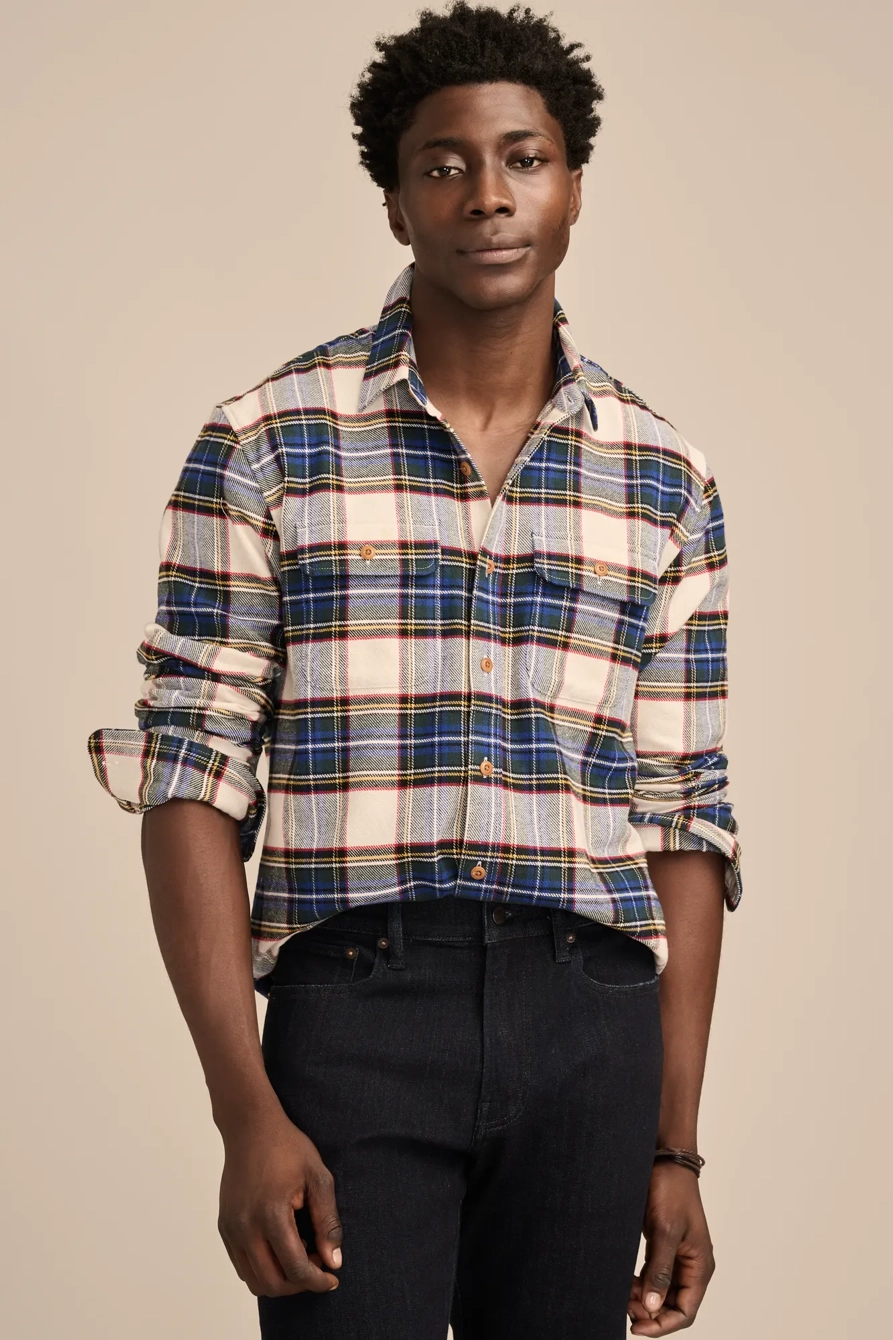 PLAID CLOUD SOFT FLANNEL SHIRT