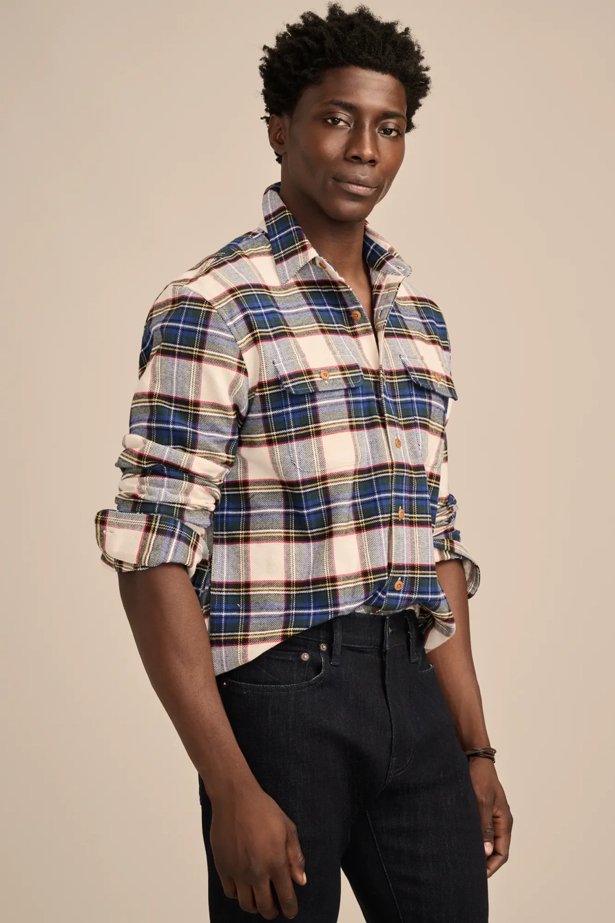 PLAID CLOUD SOFT FLANNEL SHIRT