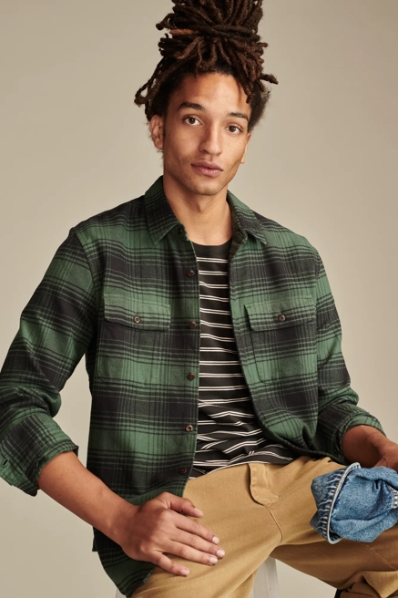 PLAID CLOUD SOFT FLANNEL SHIRT, image 1
