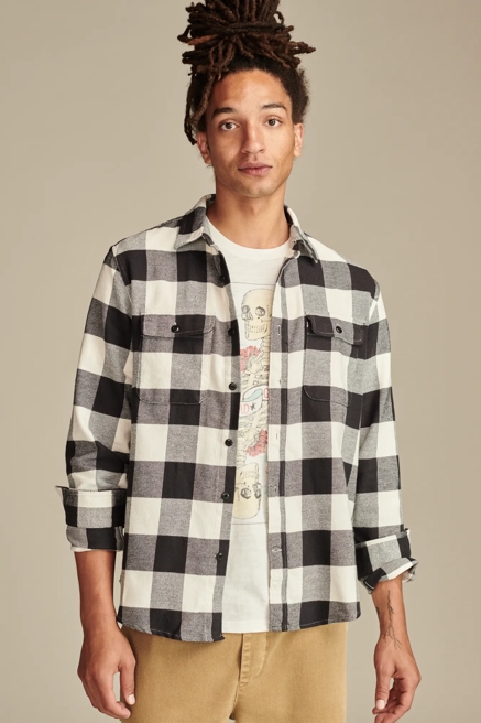 PLAID CLOUD SOFT FLANNEL SHIRT, image 1