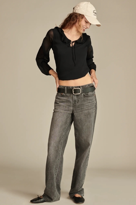 RUFFLE COLLARED BLOUSE, image 4