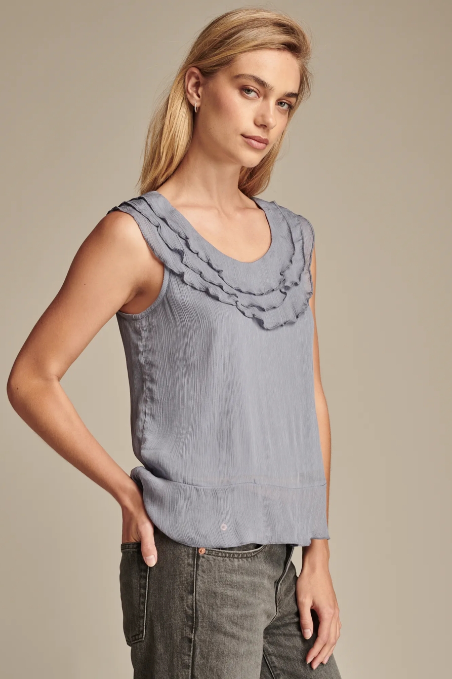 Triple Ruffle Tank, image 3