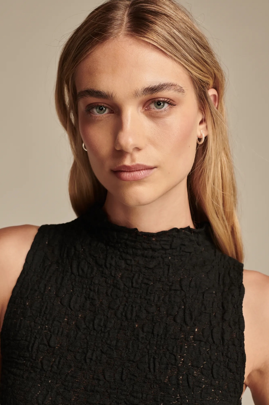 Textured Lace Tank Top, image 2