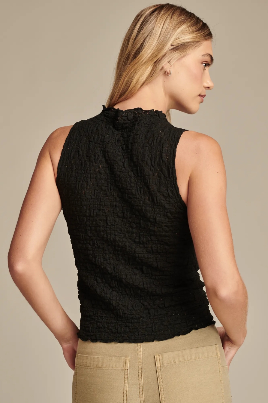 Textured Lace Tank Top, image 4