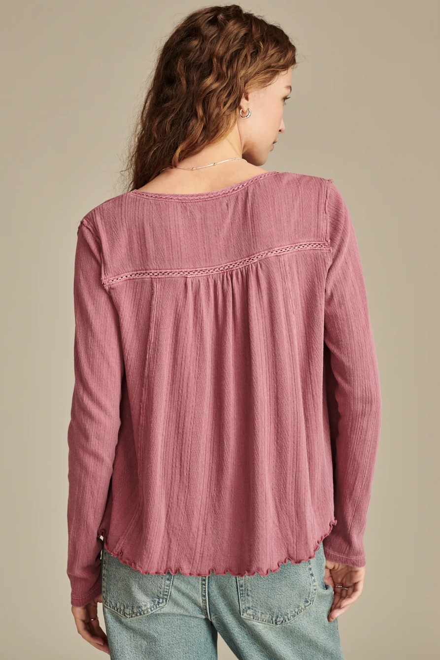 LADDER TRIM LONG SLEEVE TUNIC, image 4