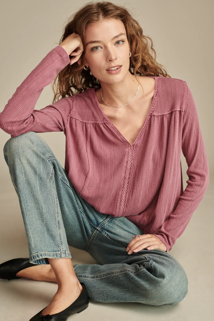 LADDER TRIM LONG SLEEVE TUNIC, image 5
