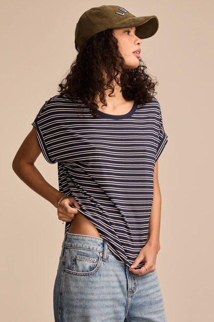 SHORT SLEEVE SANDWASH DOLMAN TEE, image 3