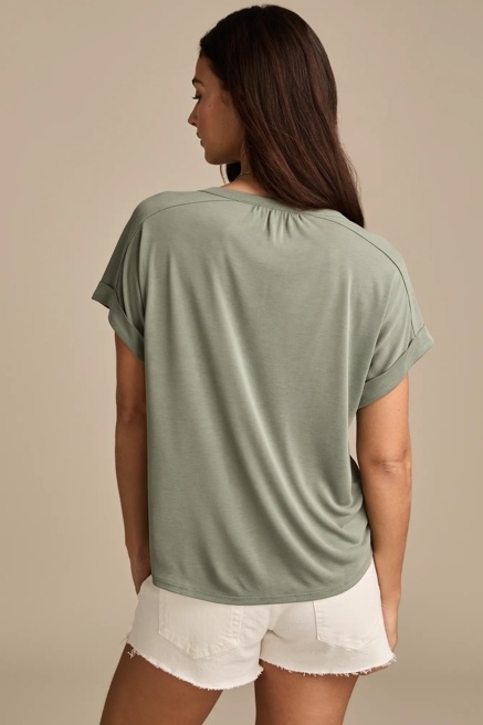 SANDWASH BUTTON FRONT TOP, image 3