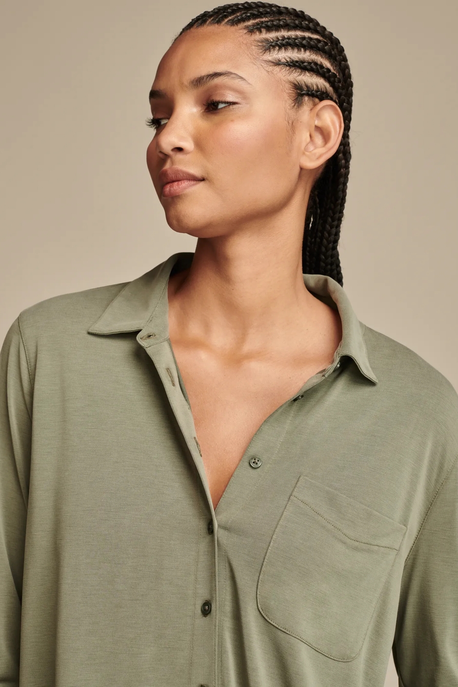 SANDWASH LONG SLEEVE BUTTON FRONT, image 2