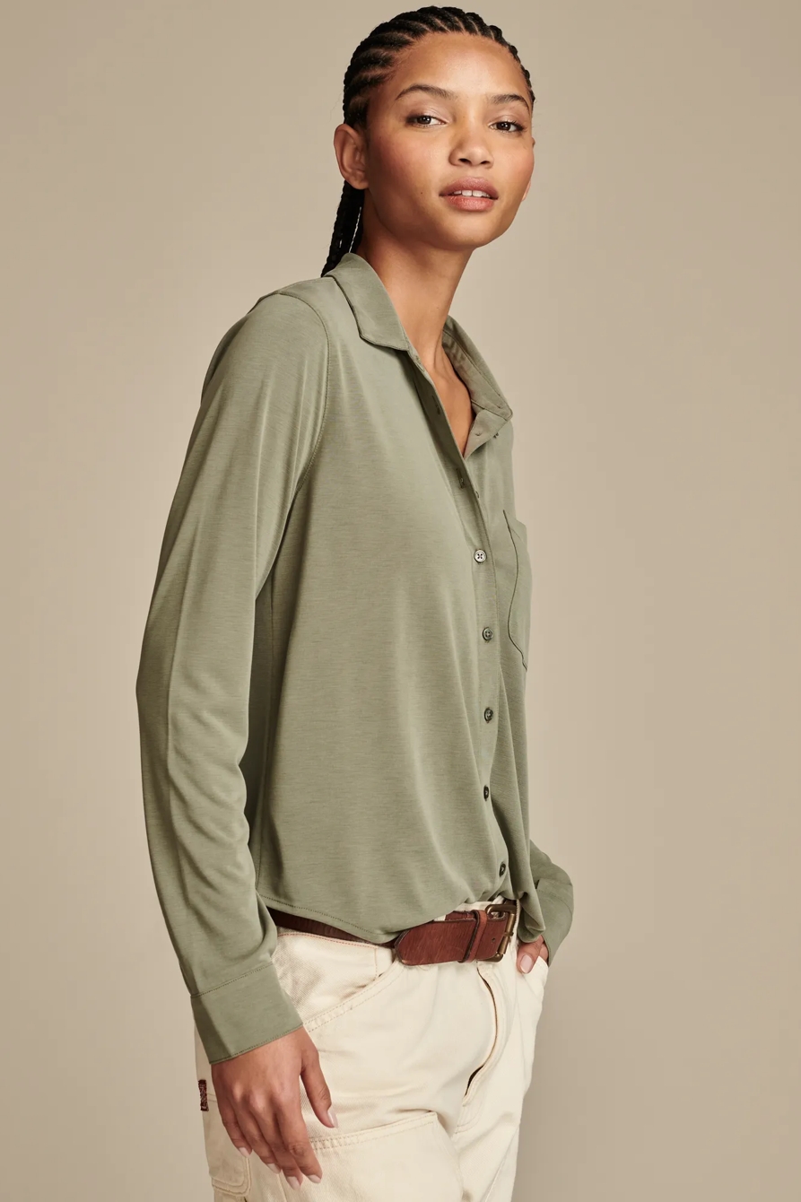 SANDWASH LONG SLEEVE BUTTON FRONT, image 3