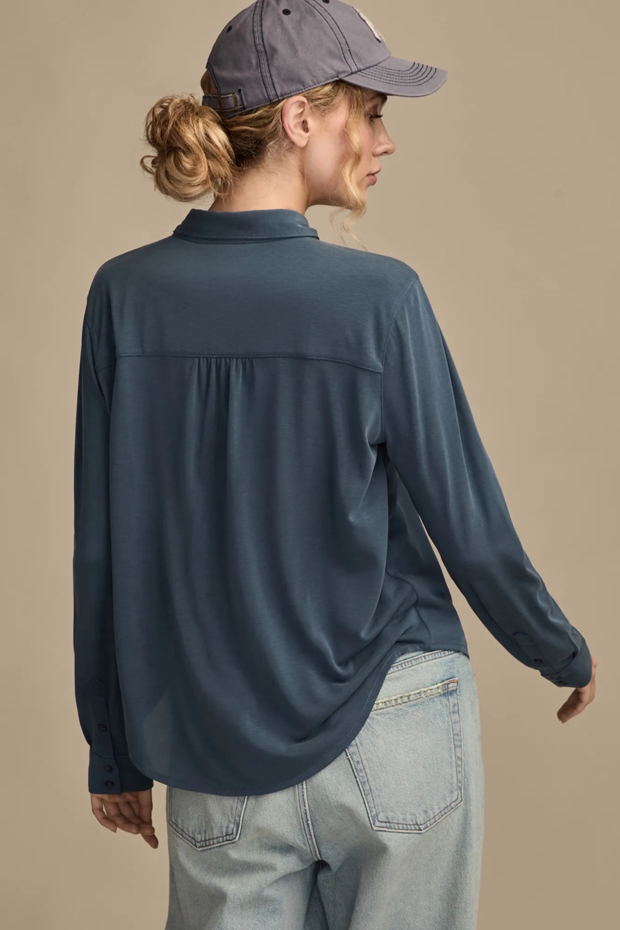 SANDWASH LONG SLEEVE BUTTON FRONT, image 3