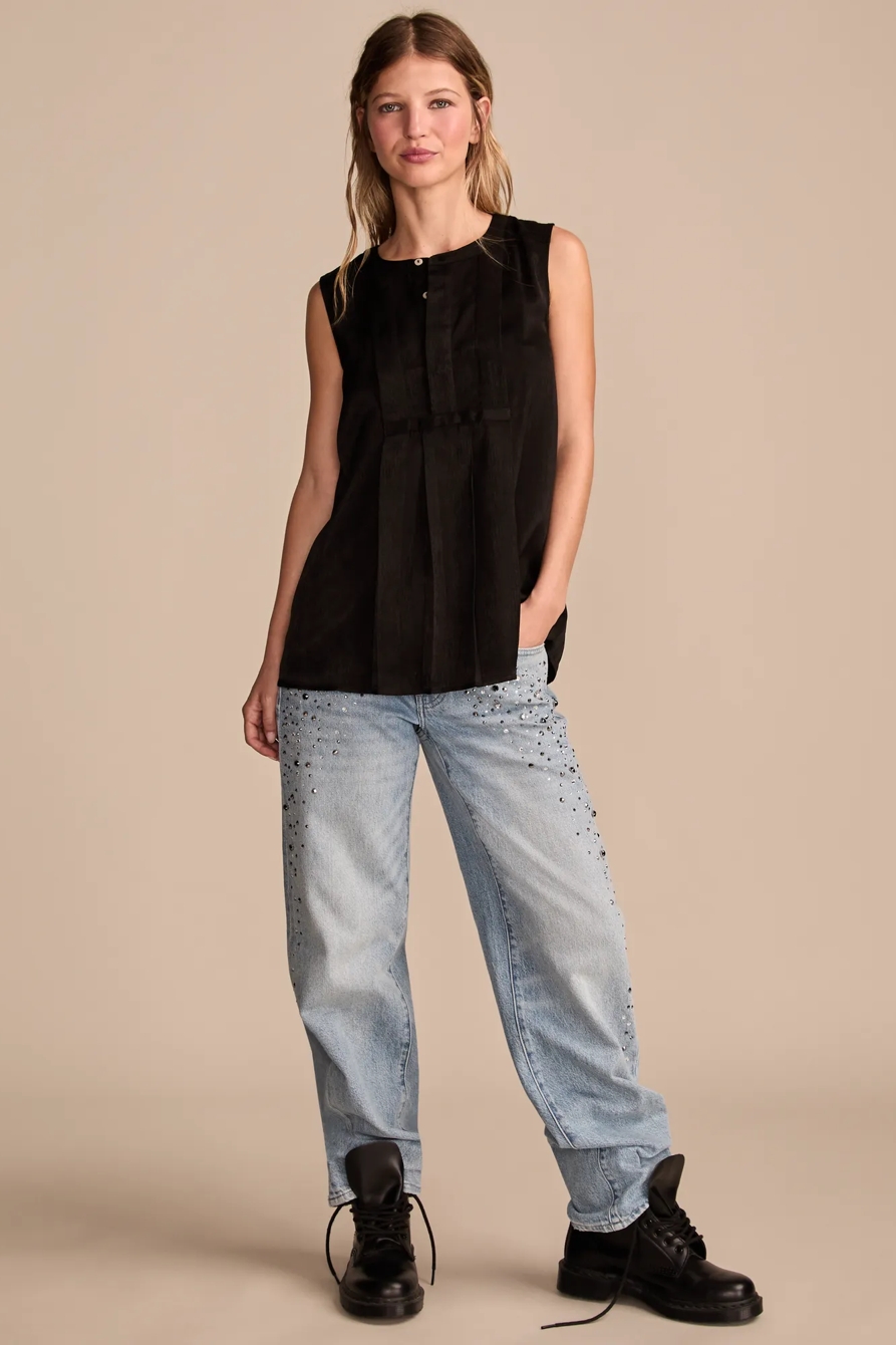 PLEATED TUNIC TANK, image 3